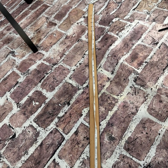 SWANK Black Leather Gold Buckle Full Grain Cowhide Lined Fashion Belt 32/80 - Picture 7 of 15